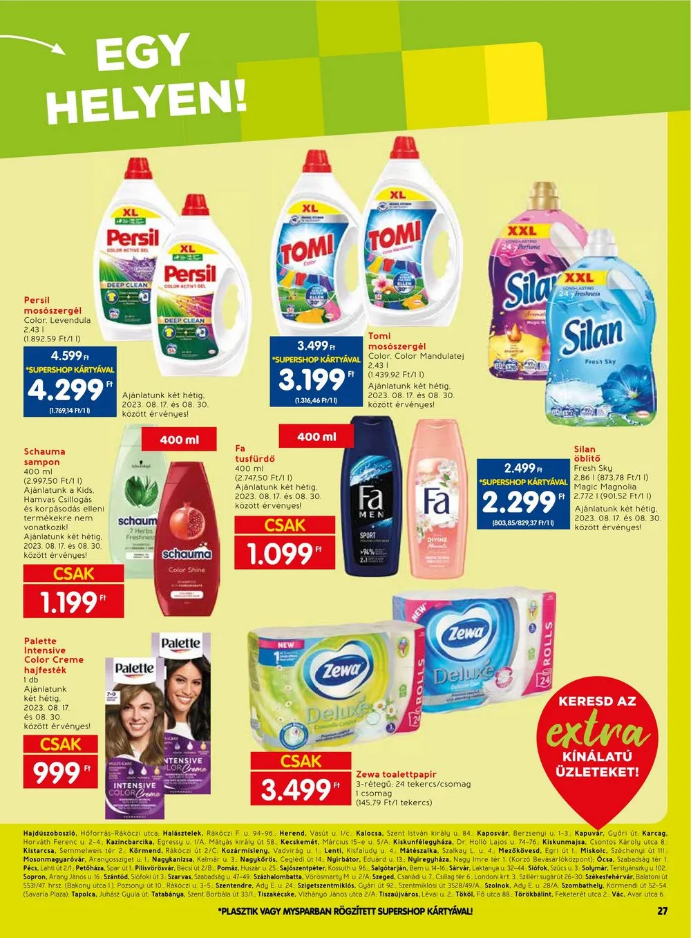 Spar akciós újság Extra 08.17–08.23 – 8. oldal