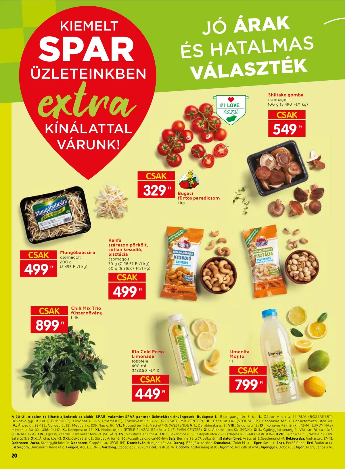 Spar akciós újság Extra 08.24–08.30