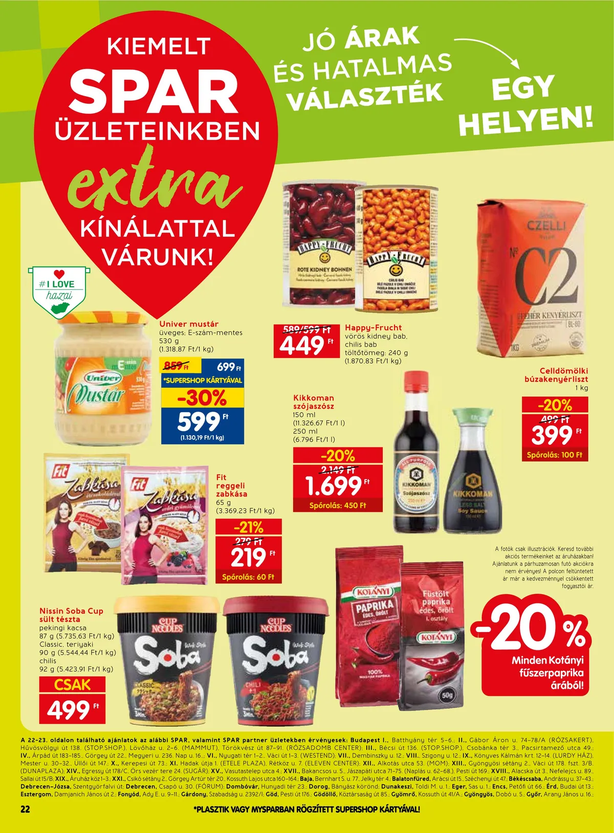 Spar akciós újság Extra 08.24–08.30 – 3. oldal