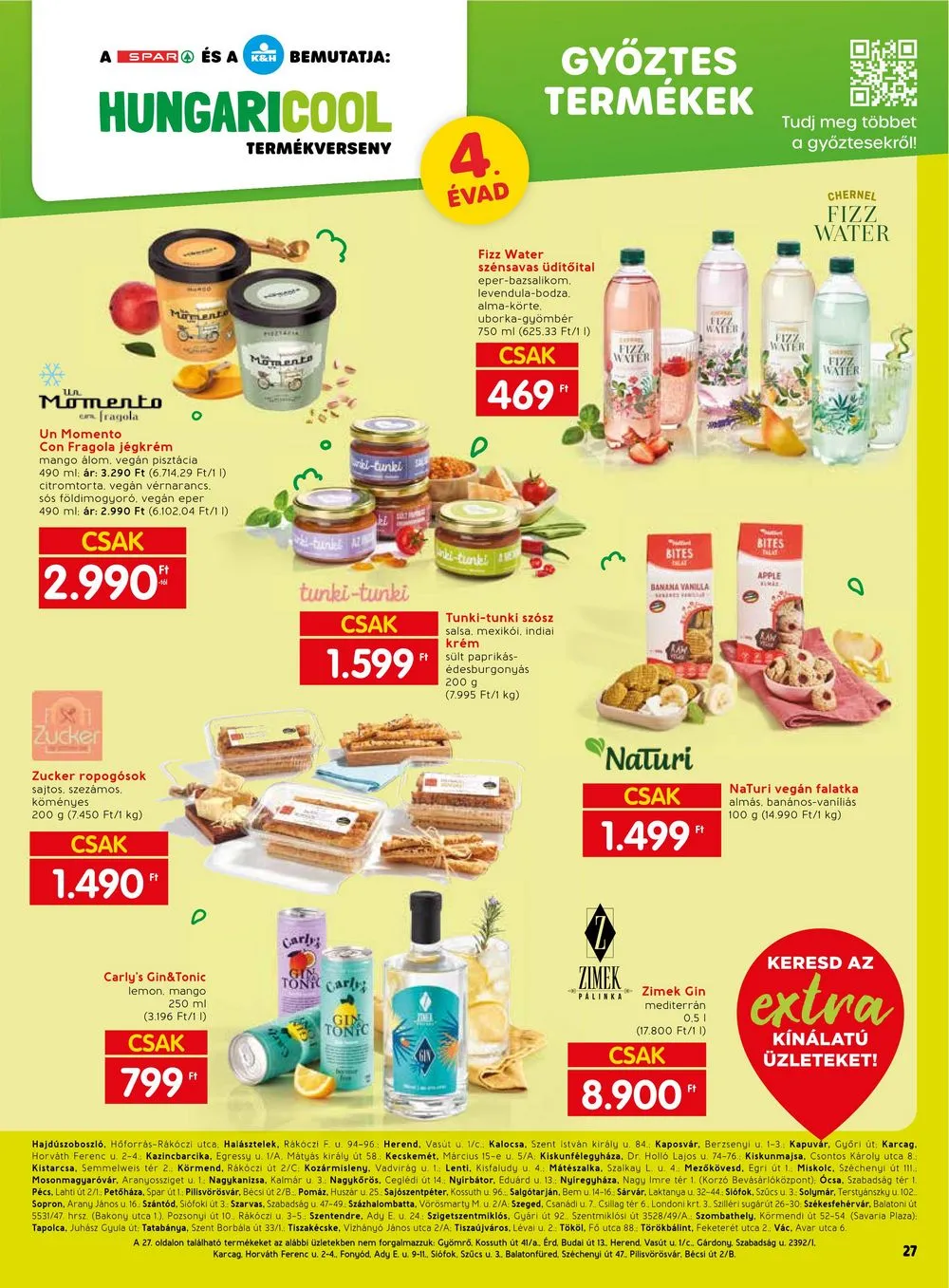 Spar akciós újság Extra 08.31–09.06 – 8. oldal