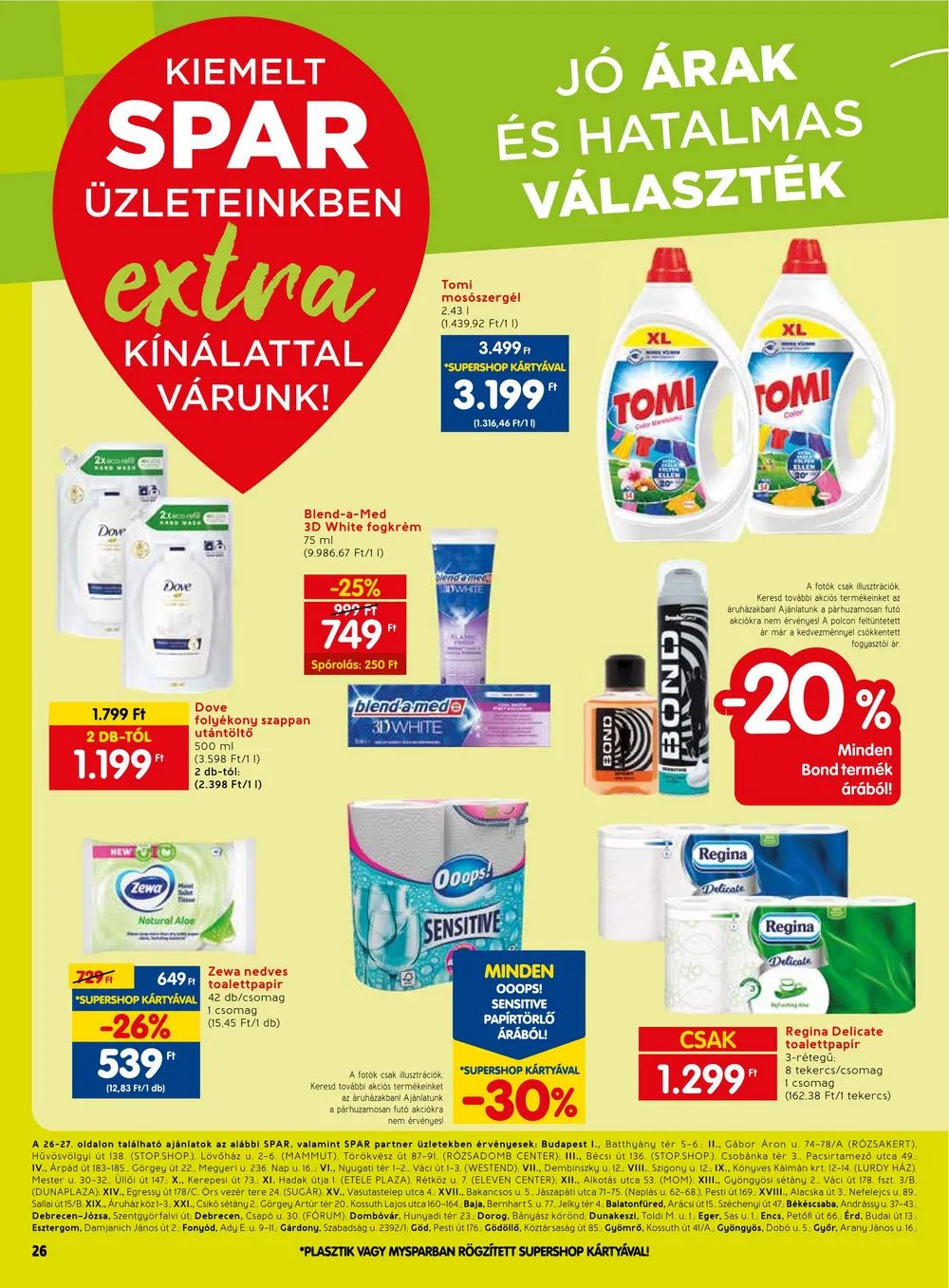 Spar akciós újság Extra 09.21–09.27 – 7. oldal
