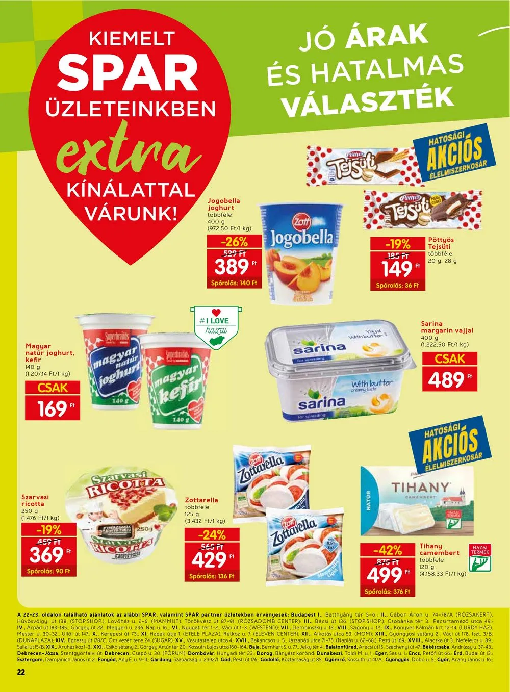 Spar akciós újság Extra 09.28–10.04 – 3. oldal