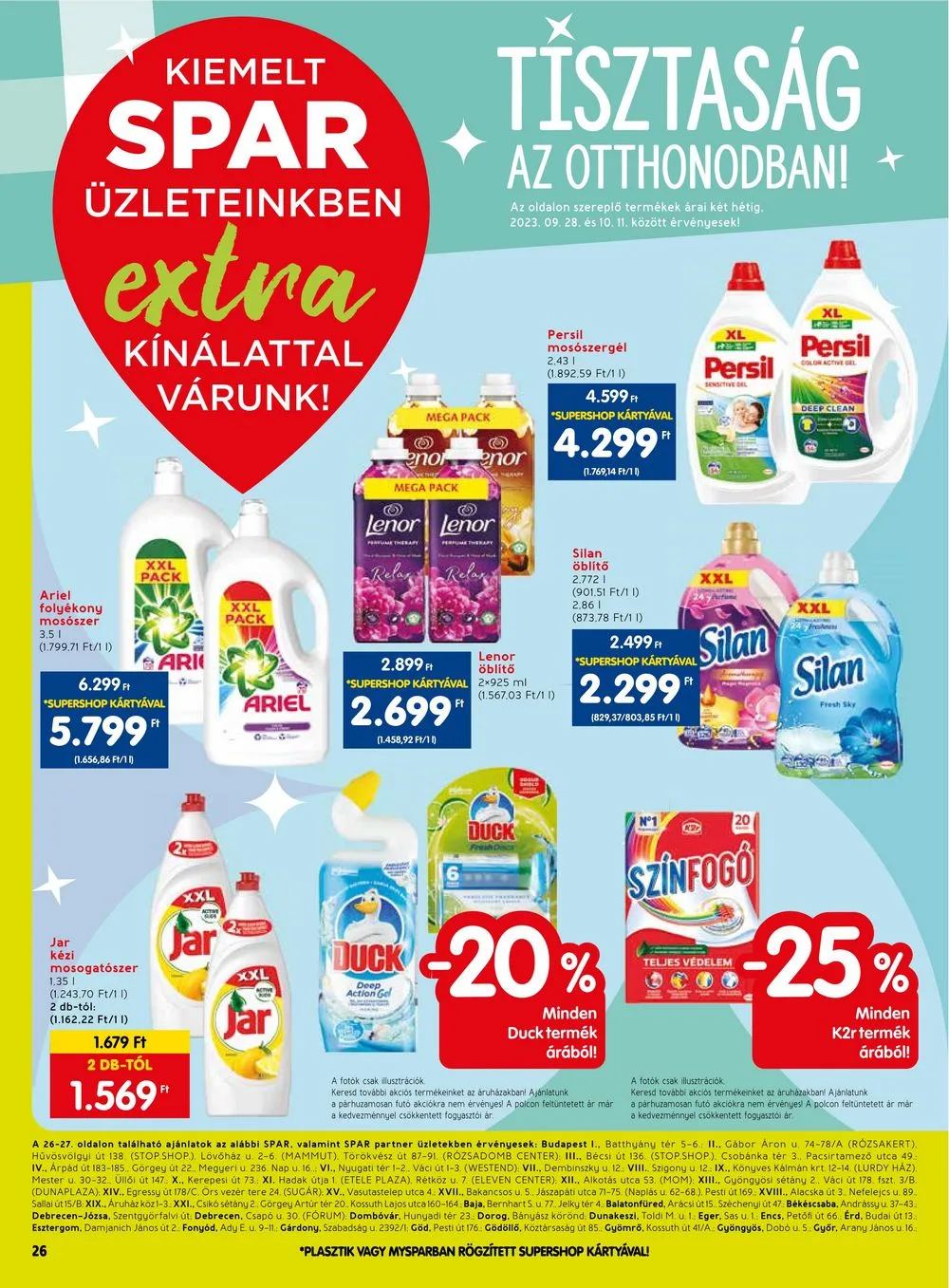 Spar akciós újság Extra 09.28–10.04 – 7. oldal