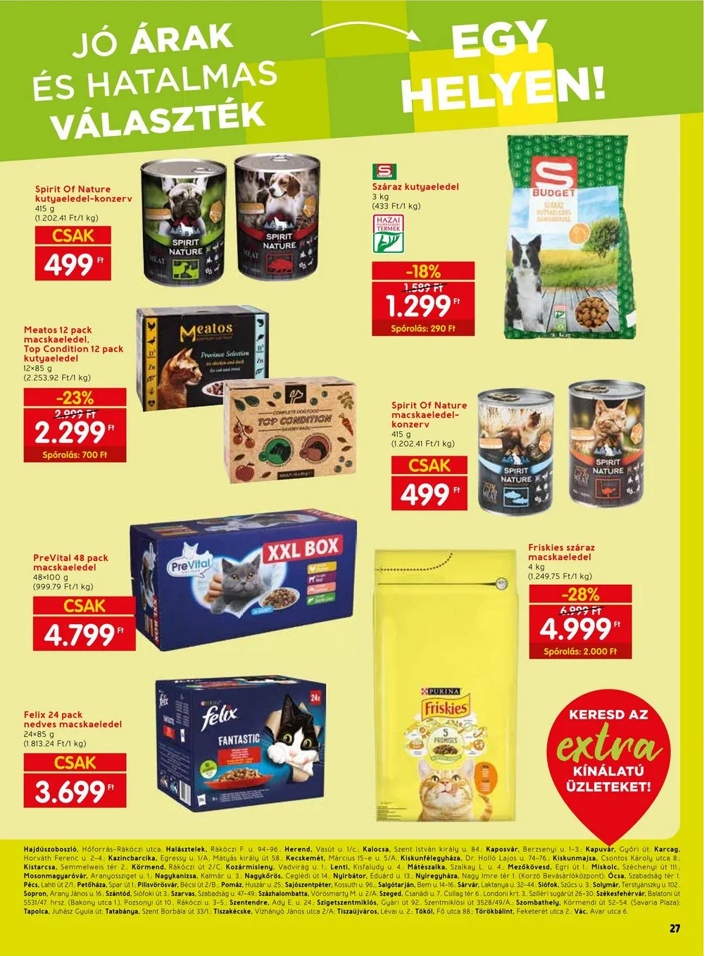 Spar akciós újság Extra 09.28–10.04 – 8. oldal