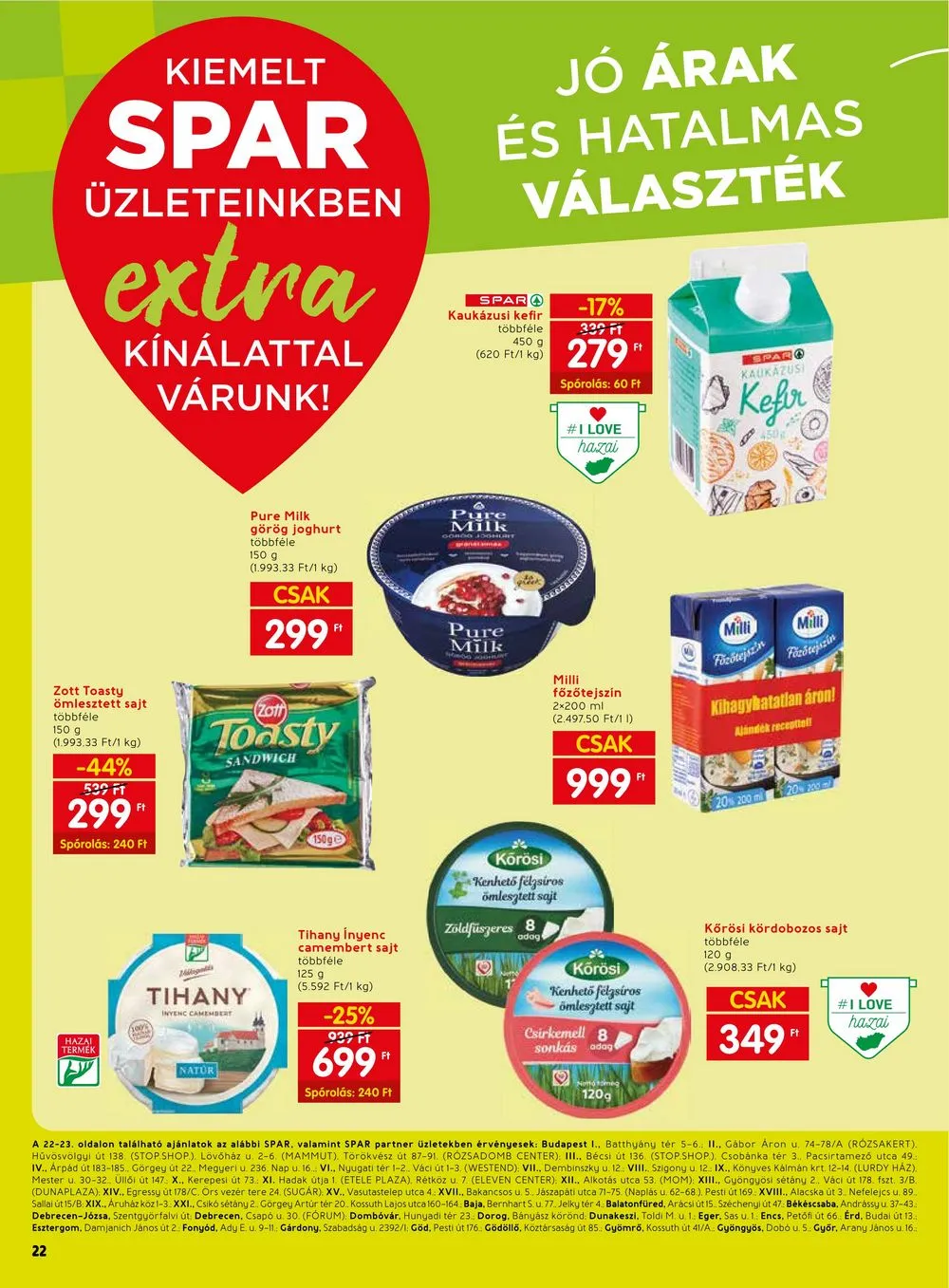 Spar akciós újság Extra 10.12–10.18 – 3. oldal