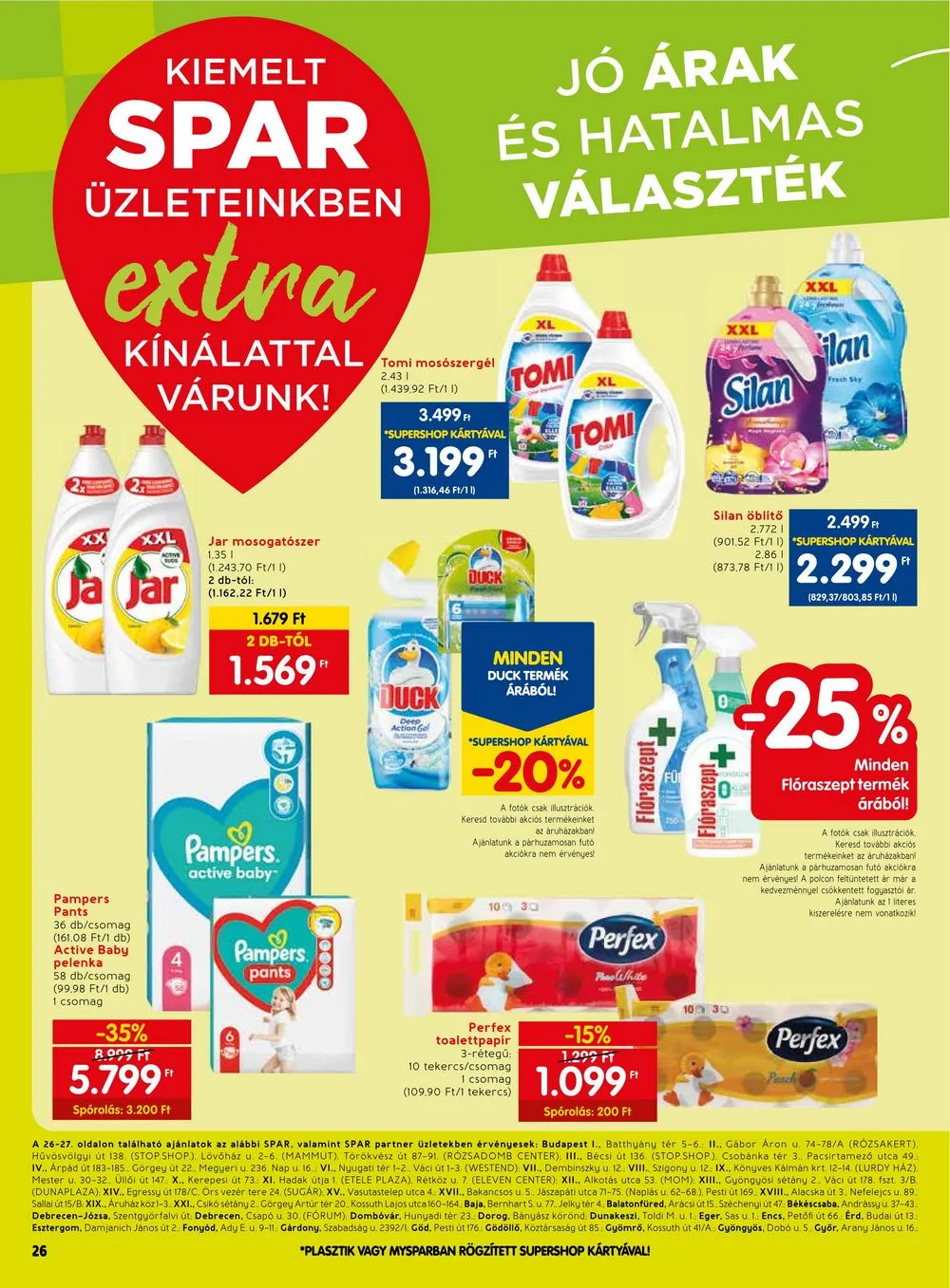 Spar akciós újság Extra 10.19–10.25 – 7. oldal