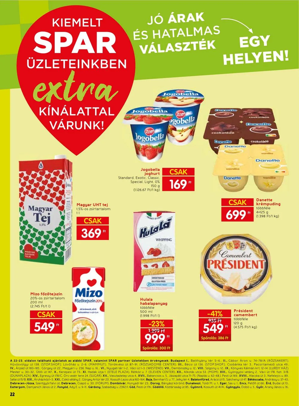 Spar akciós újság Extra 10.26–10.31 – 3. oldal