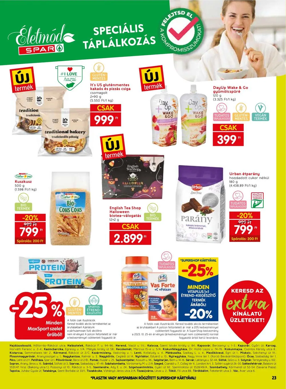 Spar akciós újság Extra 10.26–10.31 – 4. oldal