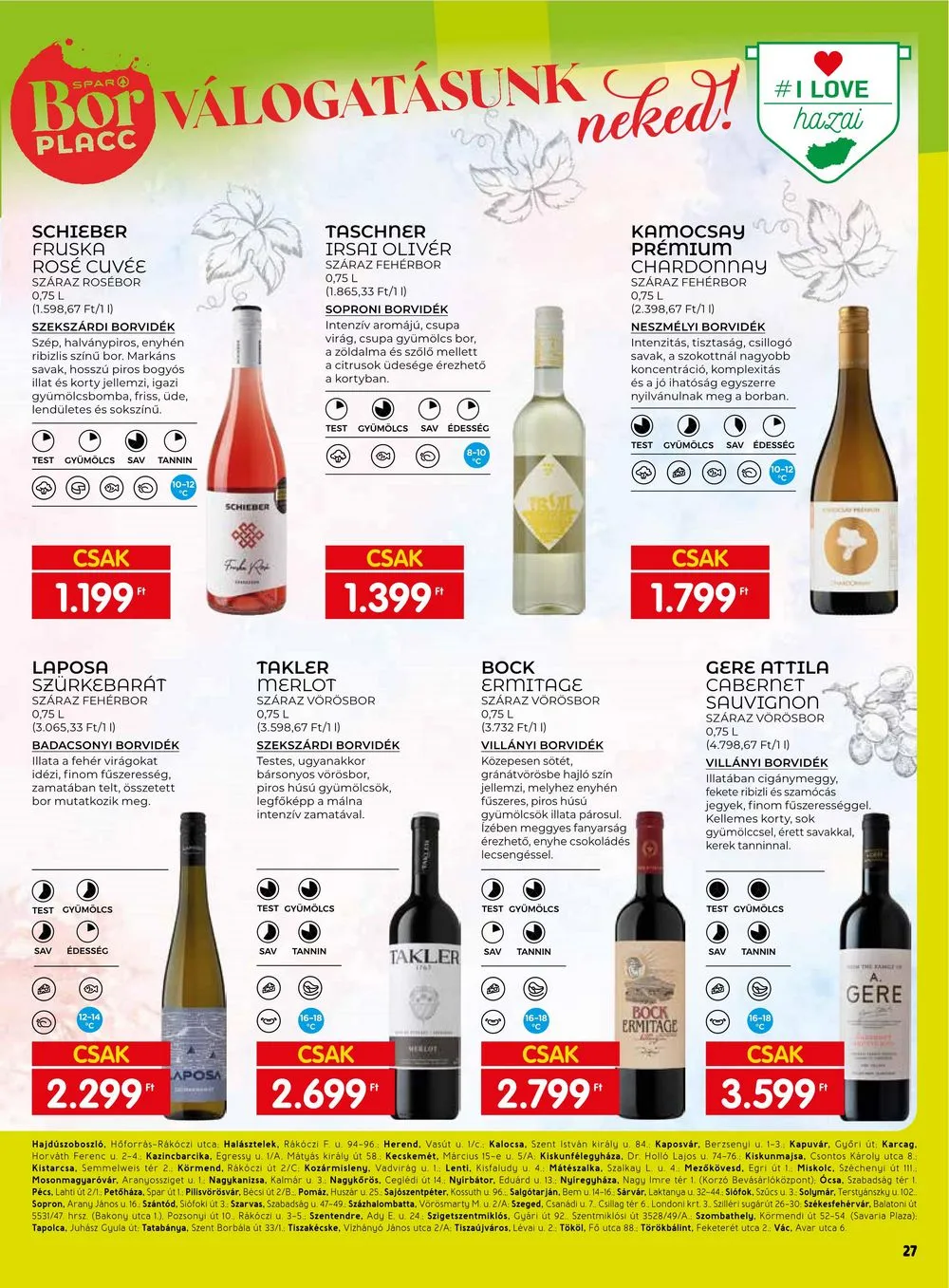 Spar akciós újság Extra 10.26–10.31 – 8. oldal