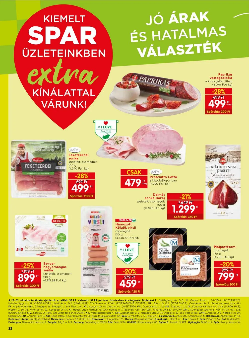 Spar akciós újság Extra 11.02–11.08 – 3. oldal