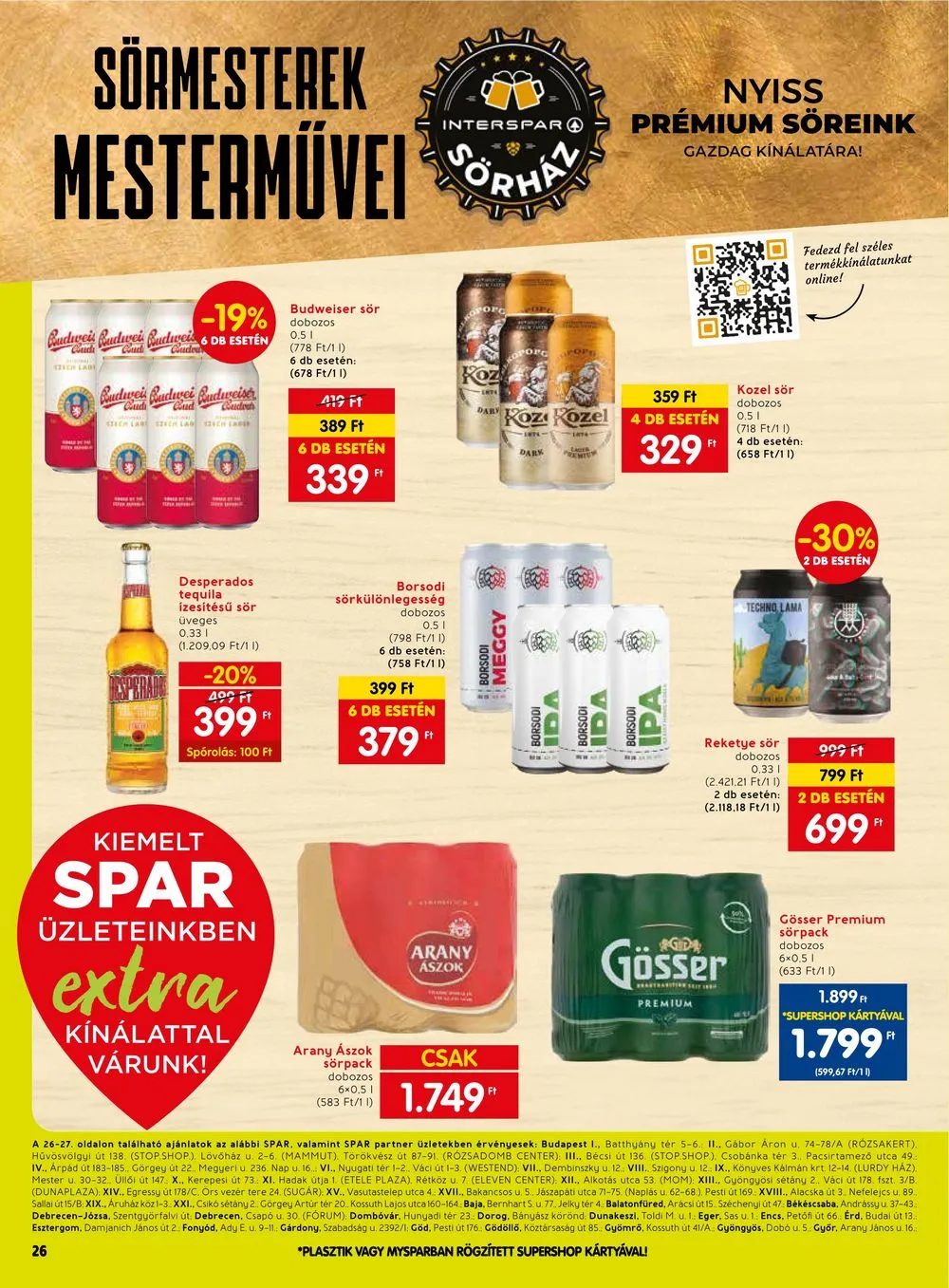 Spar akciós újság Extra 11.02–11.08 – 7. oldal