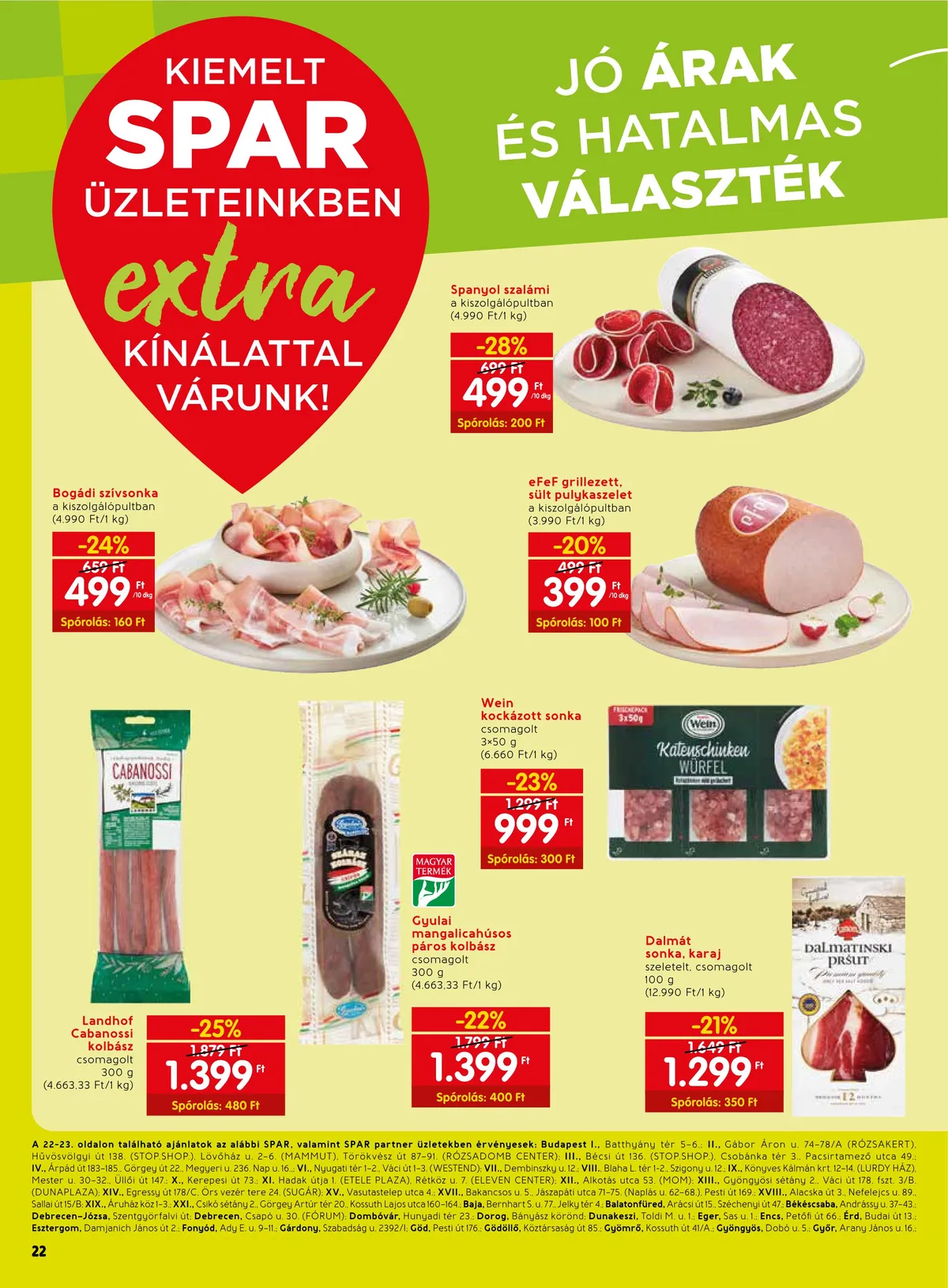 Spar akciós újság Extra 11.16–11.22 – 3. oldal