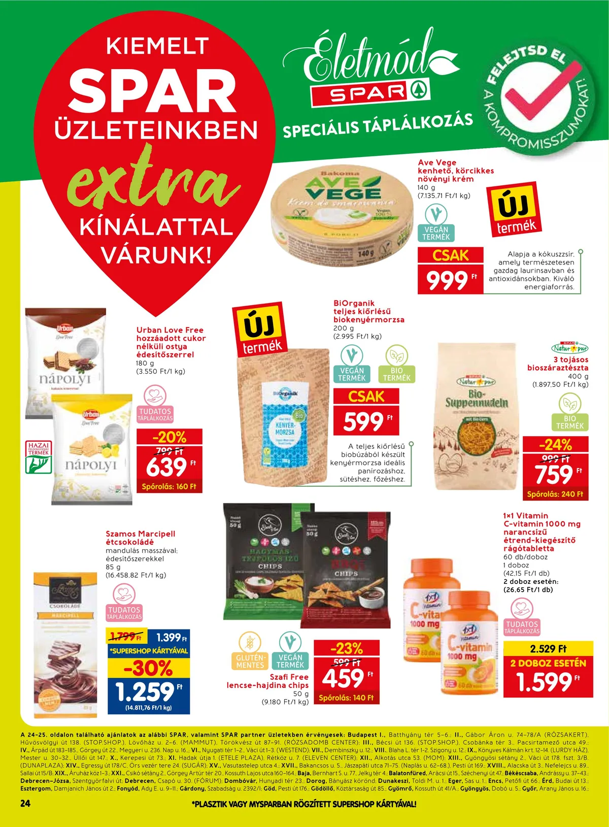 Spar akciós újság Extra 11.16–11.22 – 5. oldal