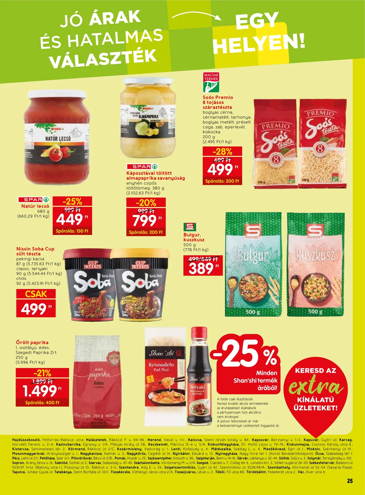 Spar akciós újság Extra 11.16–11.22 – 6. oldal