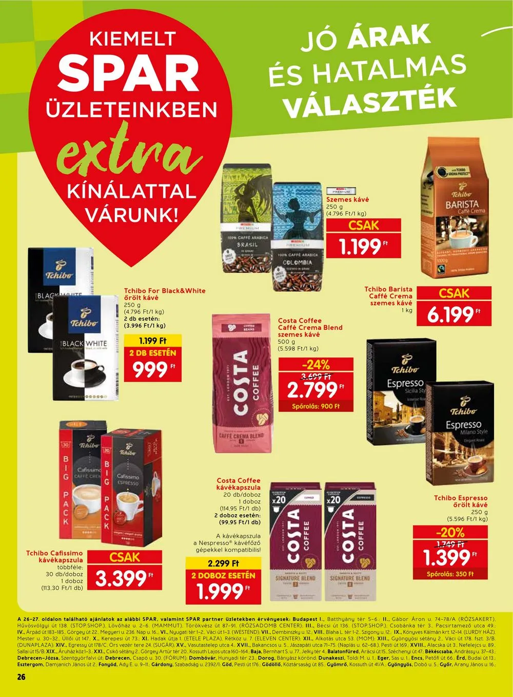 Spar akciós újság Extra 11.23–11.29 – 7. oldal