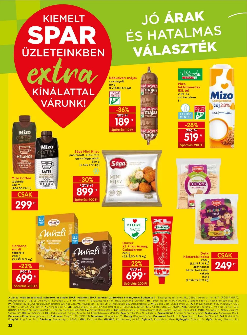 Spar akciós újság Extra 01.02–01.10 – 3. oldal