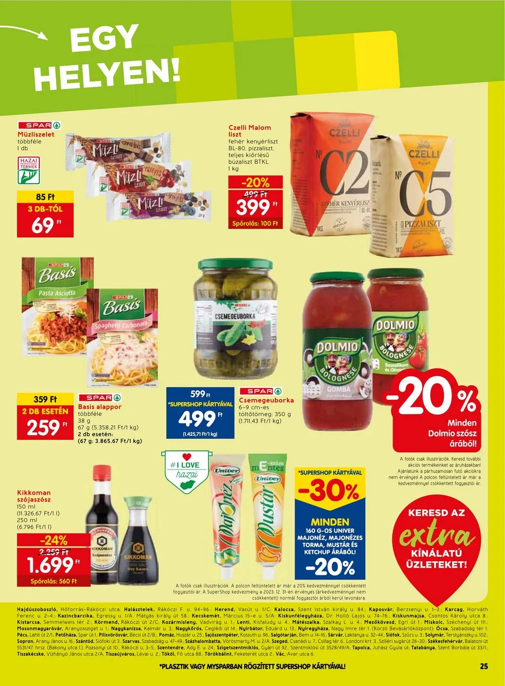 Spar akciós újság Extra 01.02–01.10 – 6. oldal
