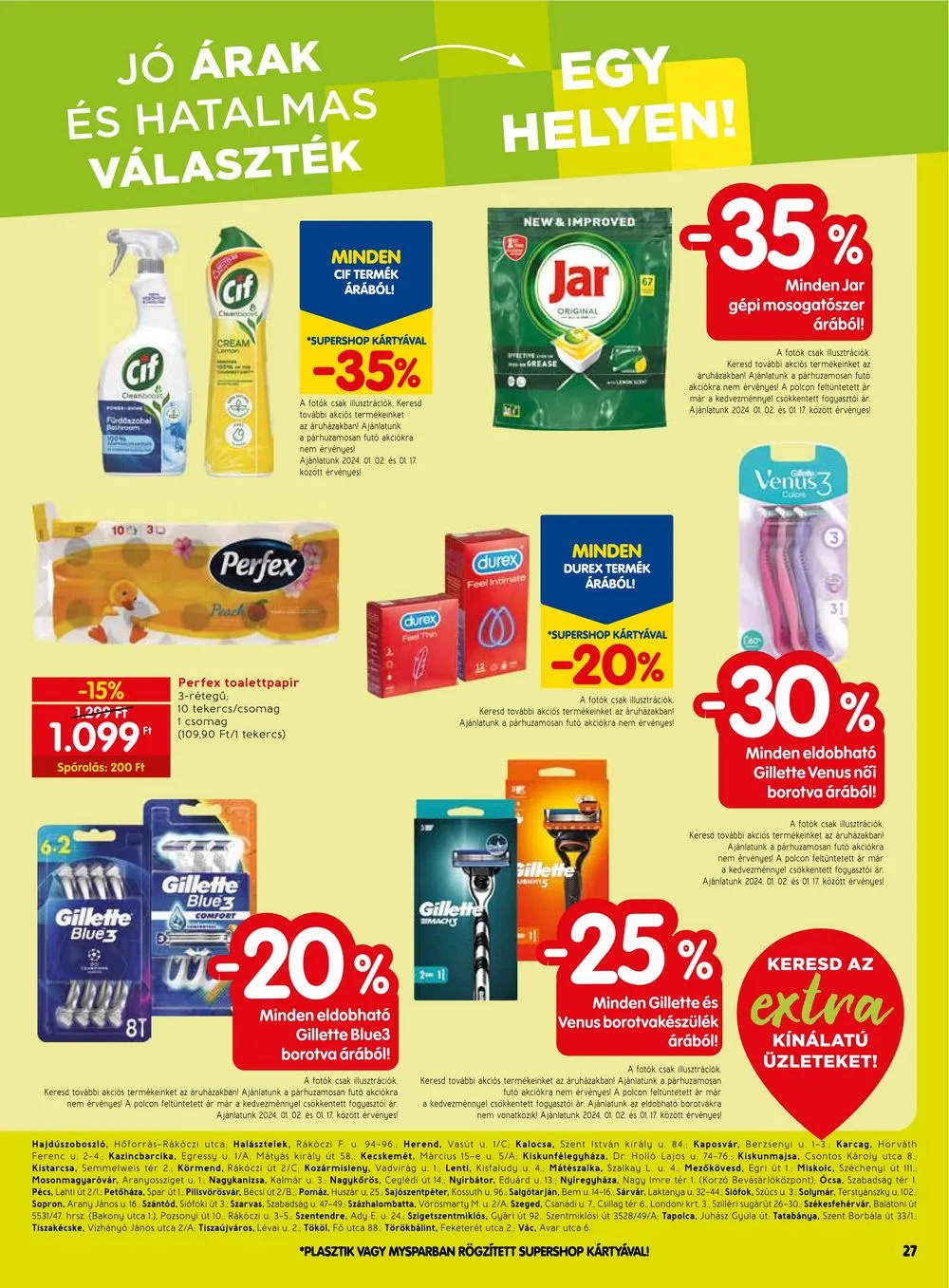 Spar akciós újság Extra 01.02–01.10 – 8. oldal