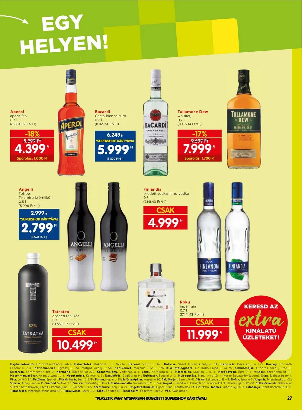 Spar akciós újság Extra 01.11–01.17 – 8. oldal