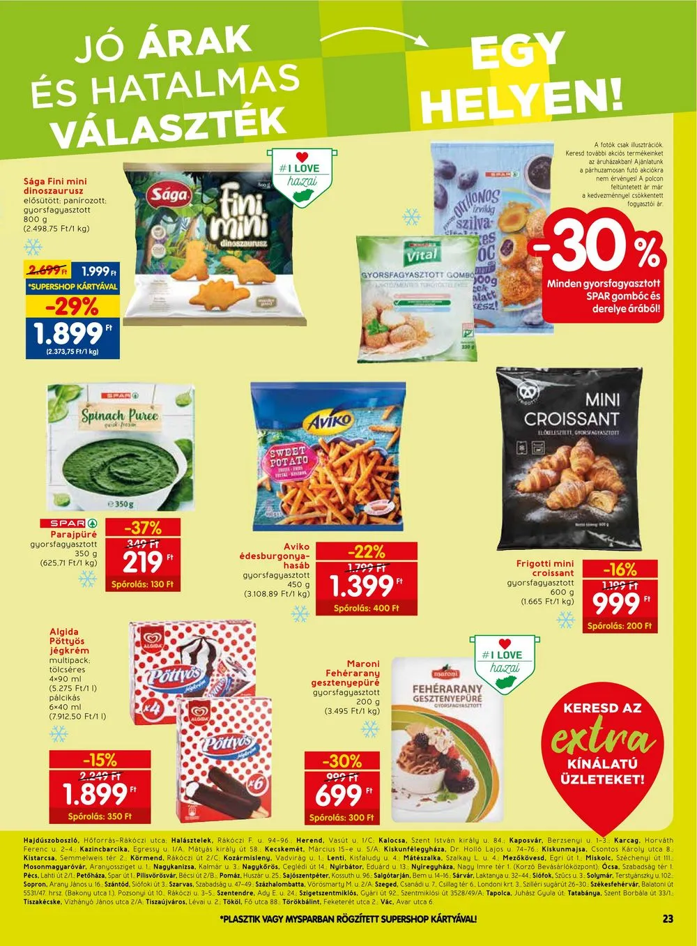 Spar akciós újság Extra 01.18–01.24 – 4. oldal