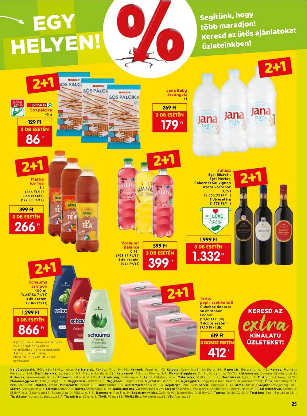 Spar akciós újság Extra 01.18–01.24 – 6. oldal
