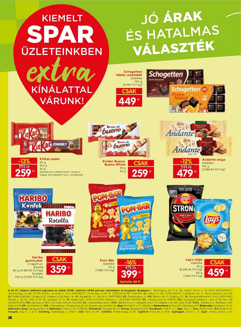 Spar akciós újság Extra 01.18–01.24 – 7. oldal