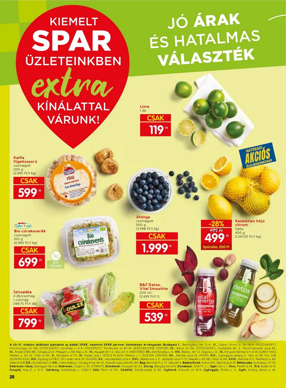 Spar akciós újság Extra 01.25–01.31