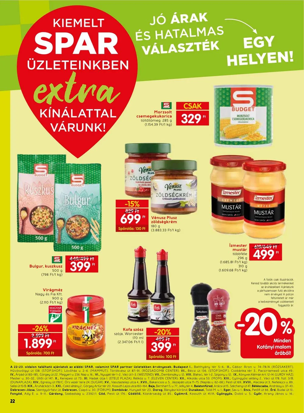 Spar akciós újság Extra 01.25–01.31 – 3. oldal