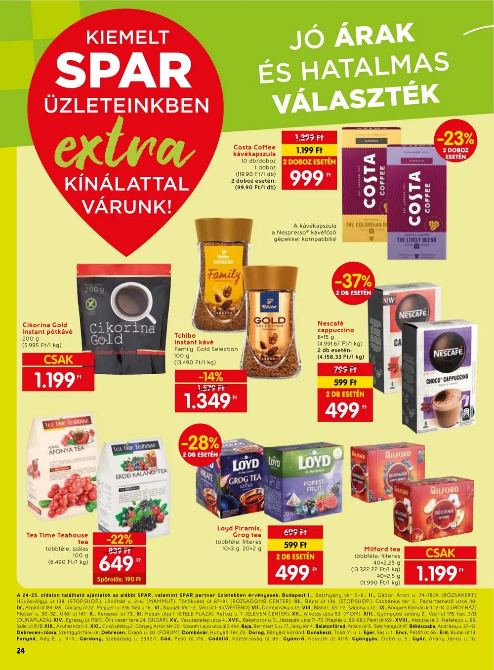 Spar akciós újság Extra 01.25–01.31 – 5. oldal
