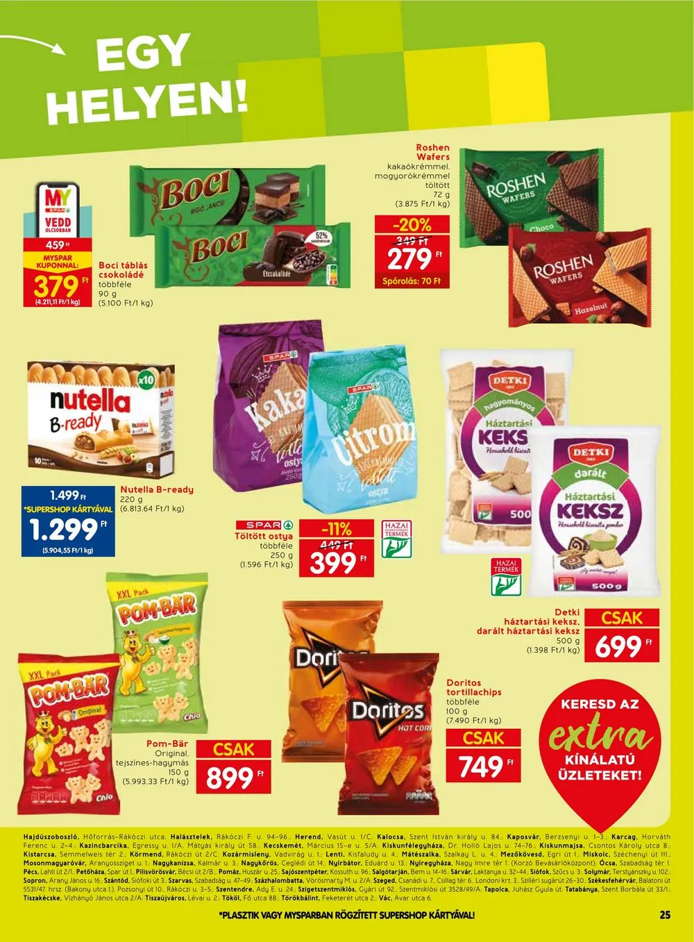 Spar akciós újság Extra 01.25–01.31 – 6. oldal