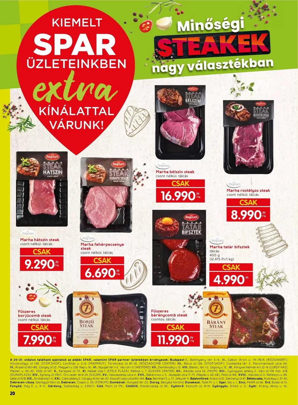 Spar akciós újság Extra 02.01–02.07