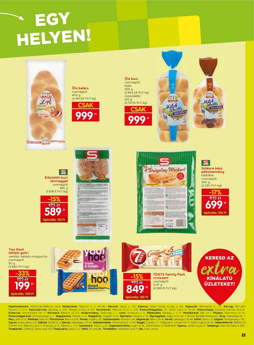 Spar akciós újság Extra 02.01–02.07 – 4. oldal