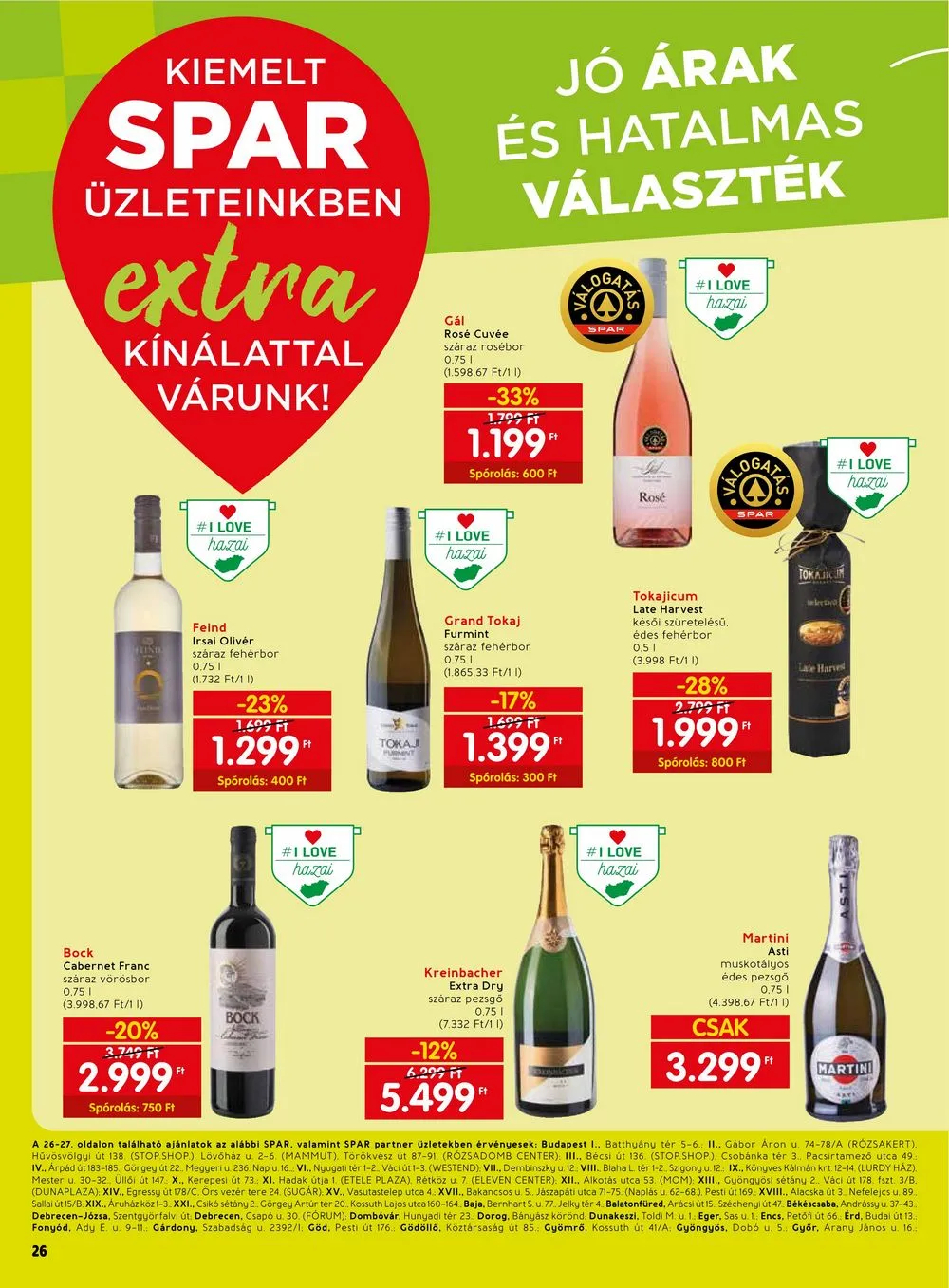 Spar akciós újság Extra 02.01–02.07 – 7. oldal