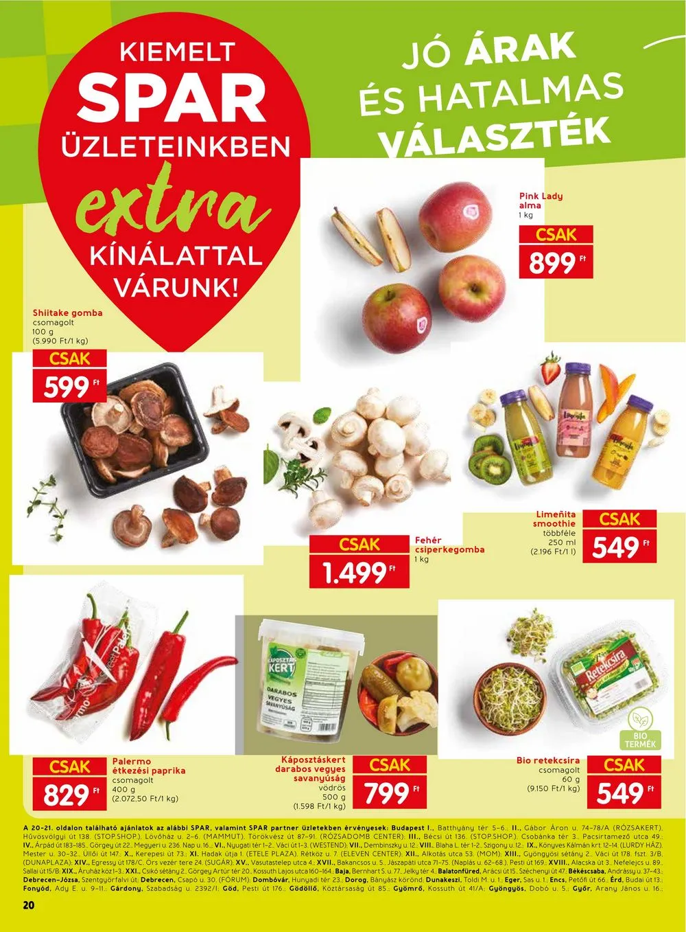 Spar akciós újság Extra 02.08–02.14