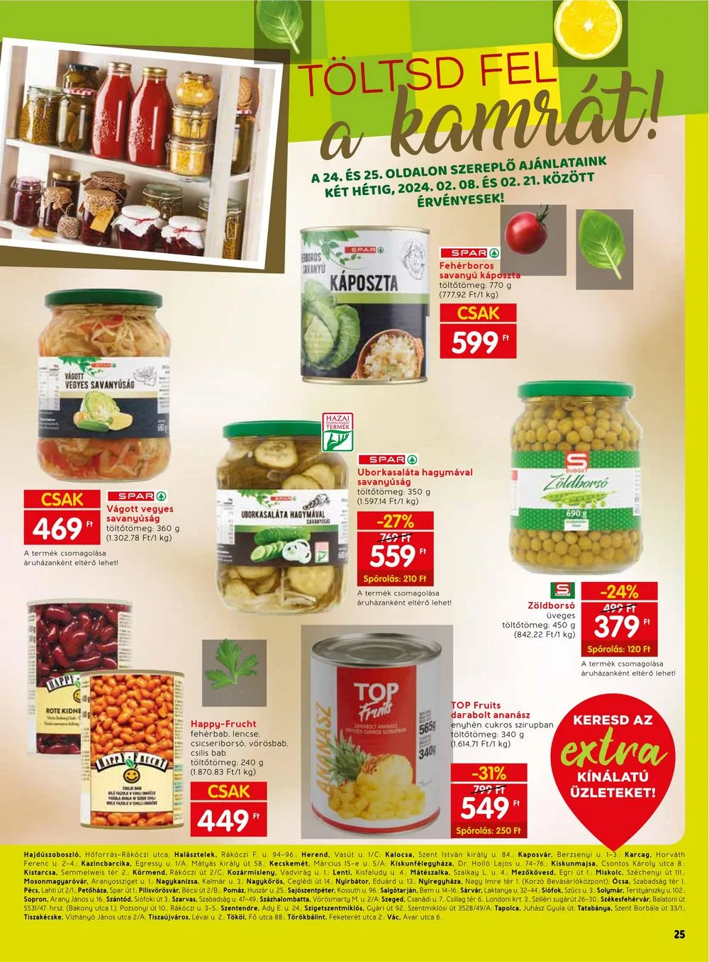 Spar akciós újság Extra 02.08–02.14 – 6. oldal