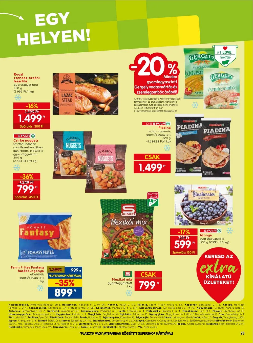 Spar akciós újság Extra 02.15–02.21 – 4. oldal
