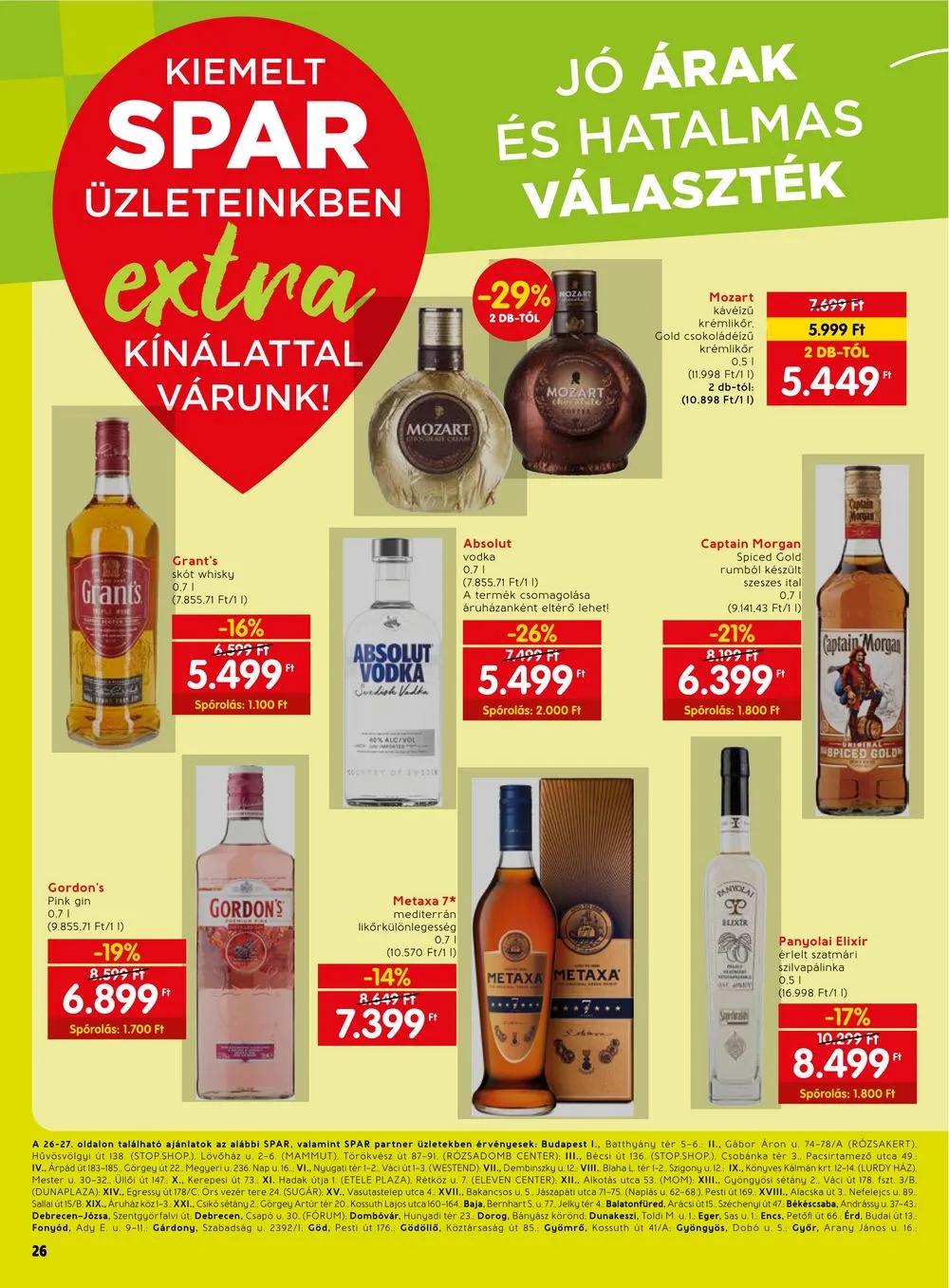 Spar akciós újság Extra 02.15–02.21 – 7. oldal