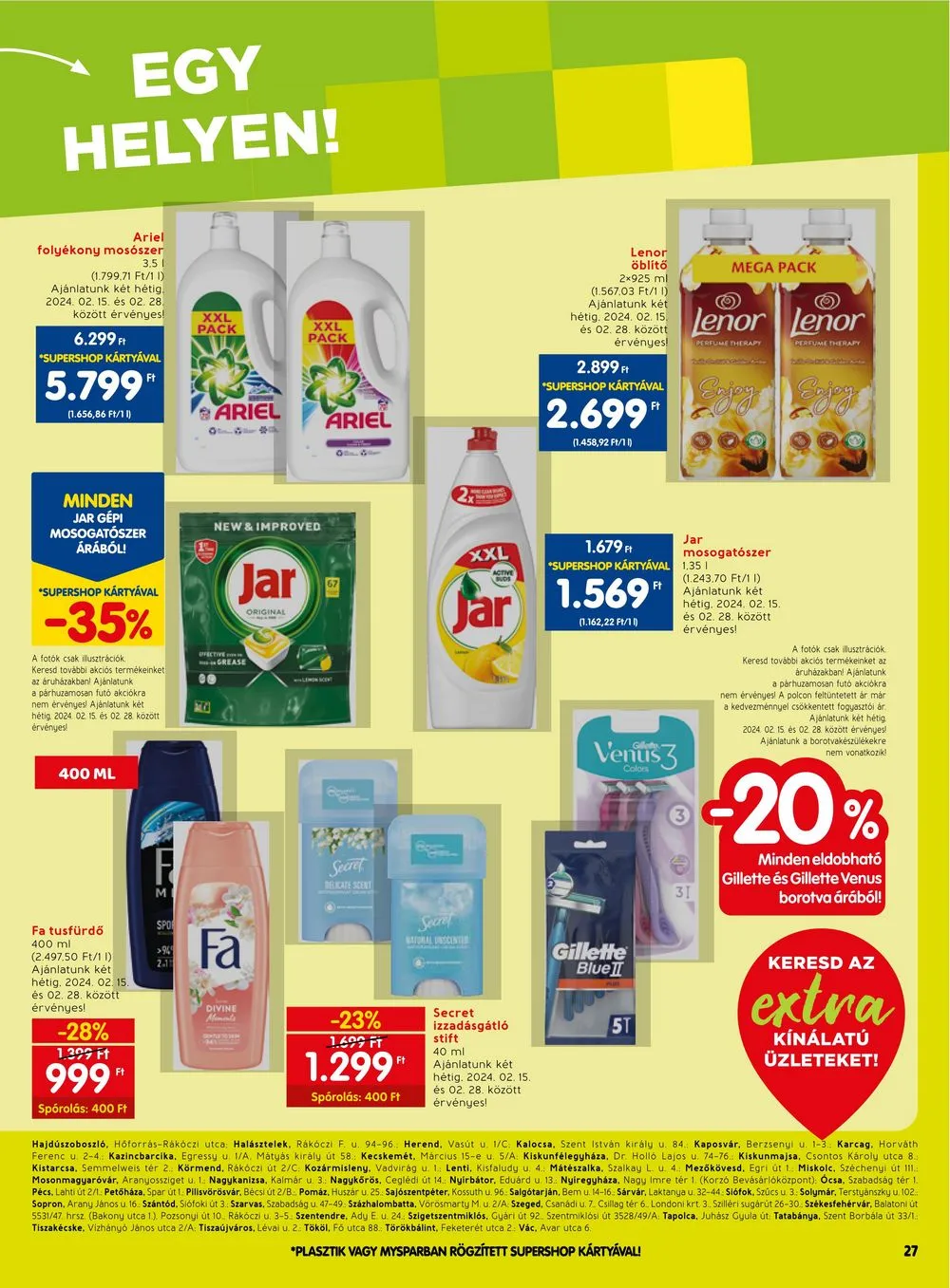 Spar akciós újság Extra 02.15–02.21 – 8. oldal