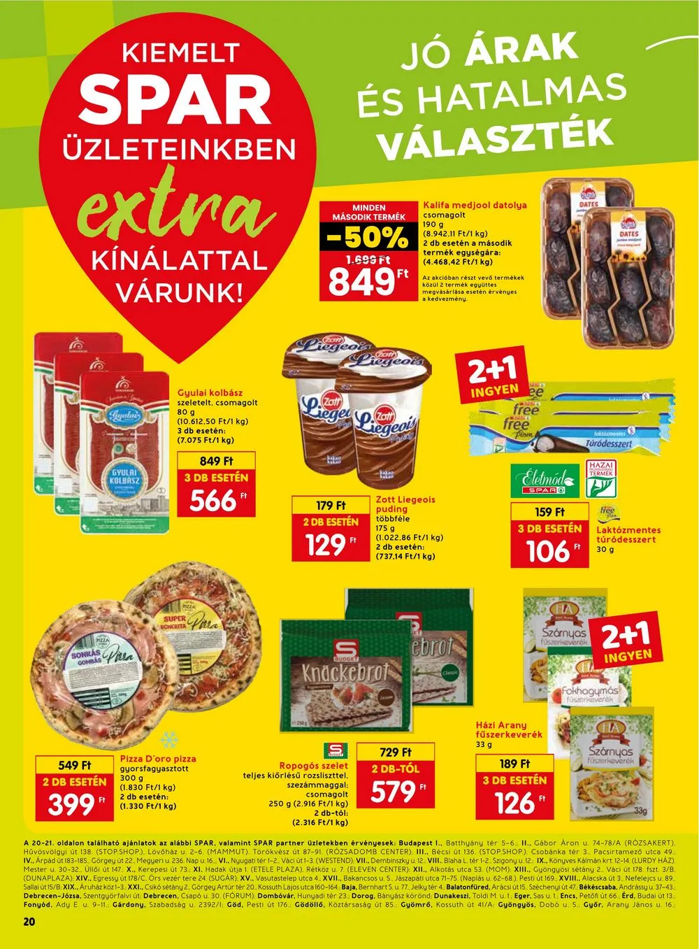 Spar akciós újság Extra 02.29–03.06