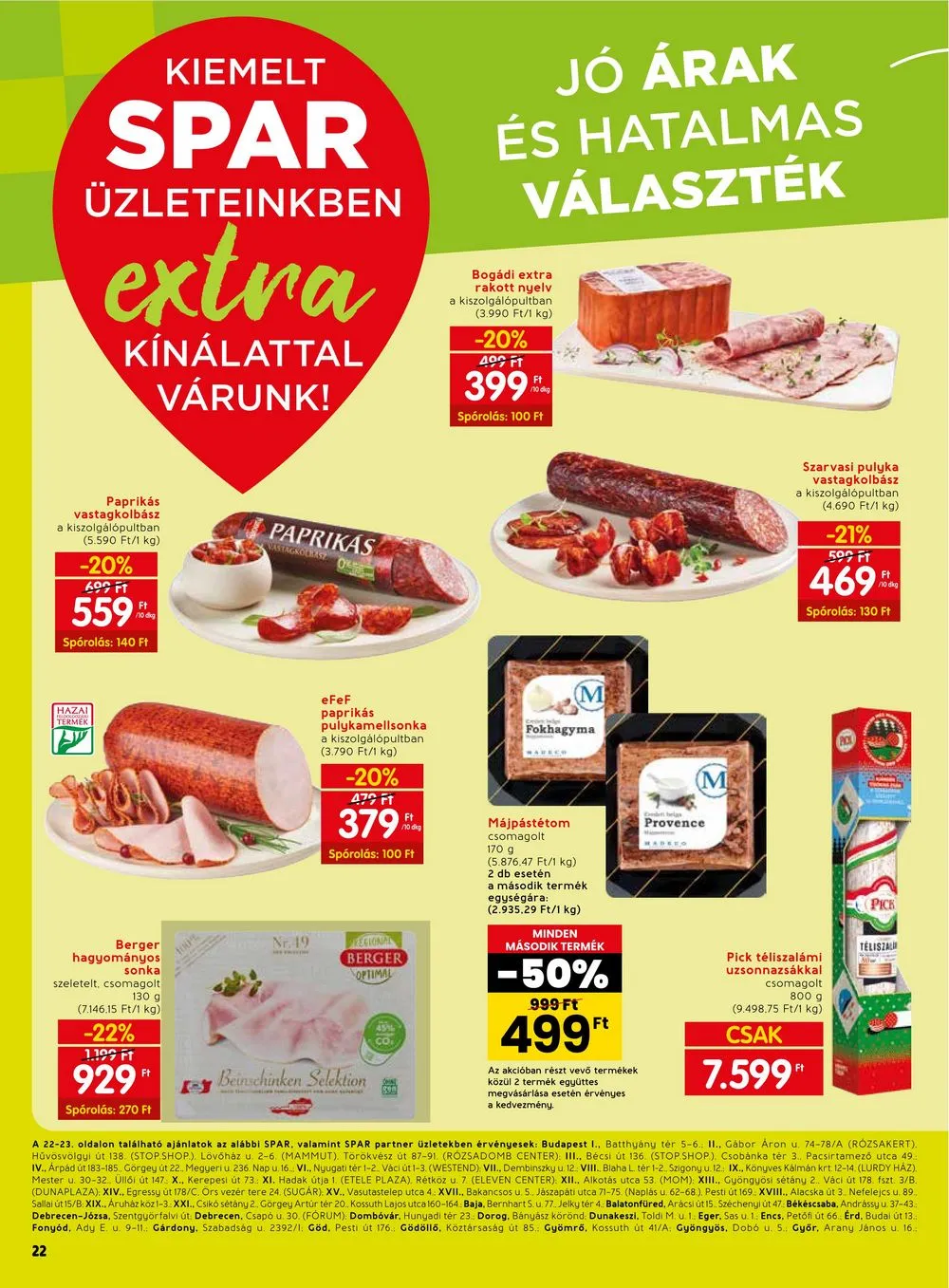 Spar akciós újság Extra 02.29–03.06 – 3. oldal