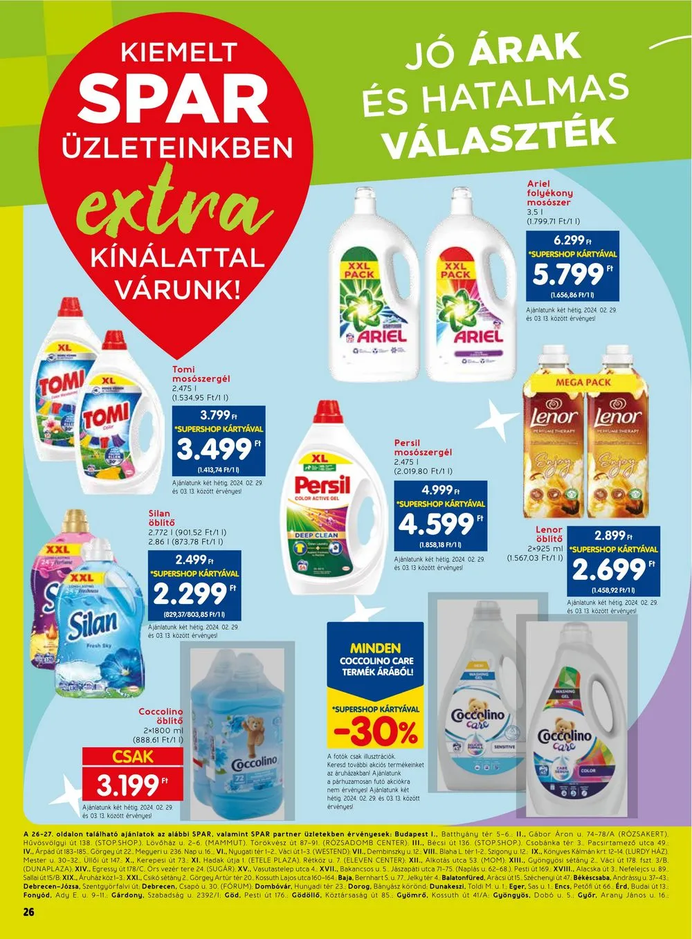 Spar akciós újság Extra 02.29–03.06 – 7. oldal