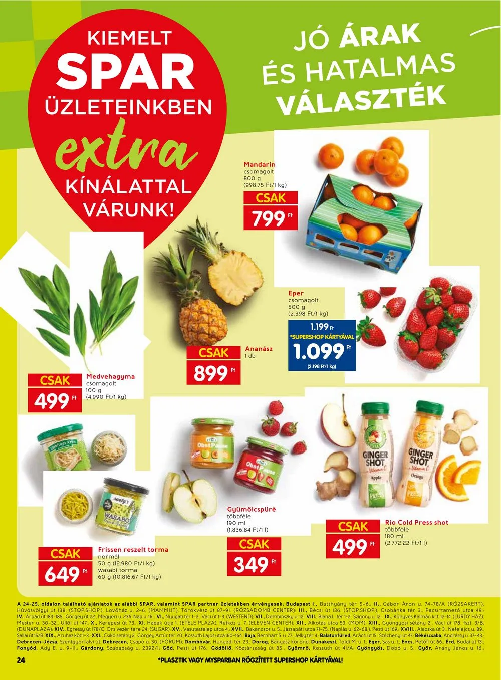 Spar akciós újság Extra 03.14–03.20