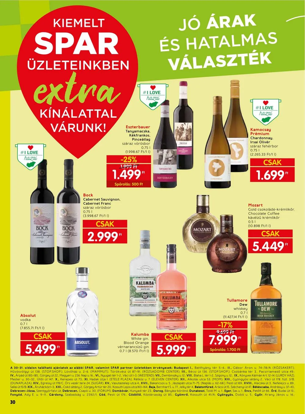 Spar akciós újság Extra 03.14–03.20 – 7. oldal