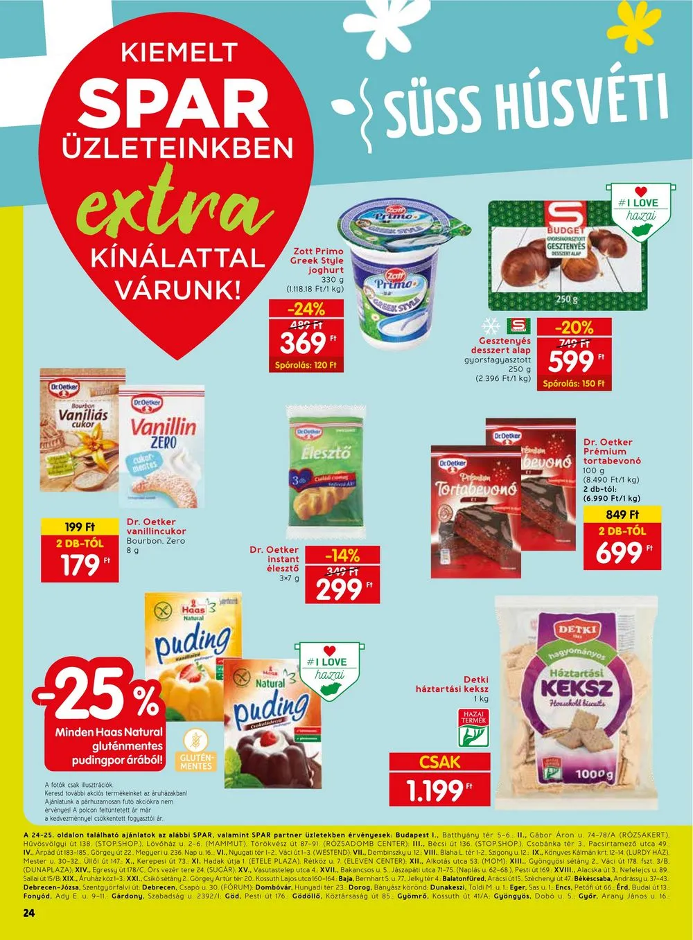 Spar akciós újság Extra 03.21–03.30
