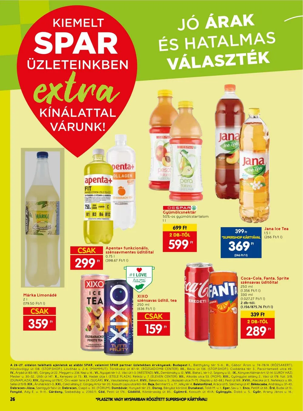 Spar akciós újság Extra 04.11–04.17 – 7. oldal