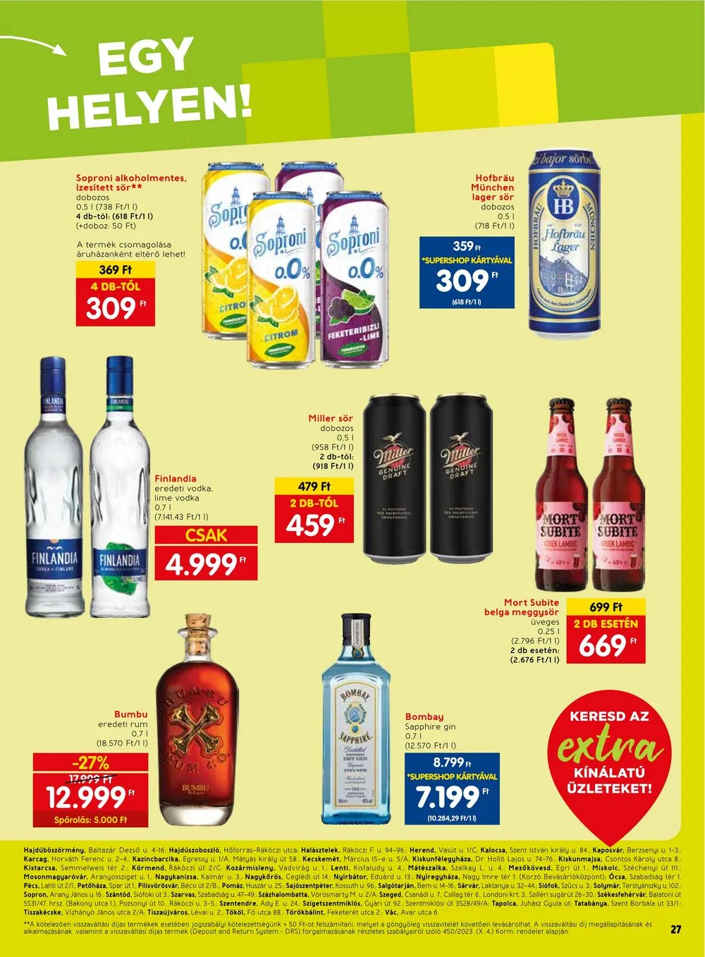 Spar akciós újság Extra 04.18–04.24 – 8. oldal