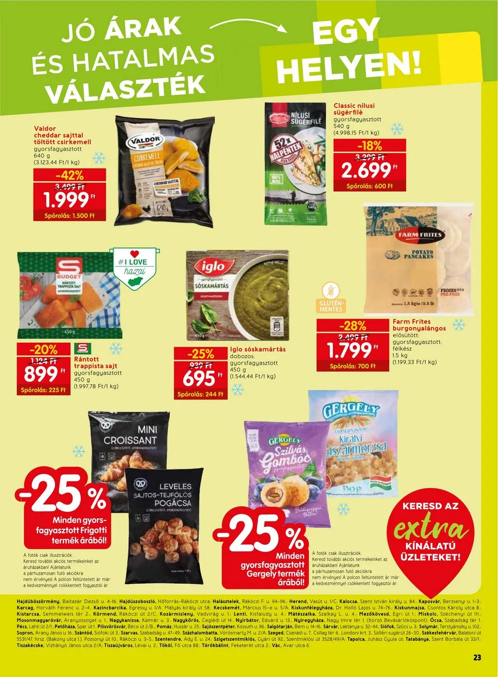 Spar akciós újság Extra 04.25–04.30 – 4. oldal