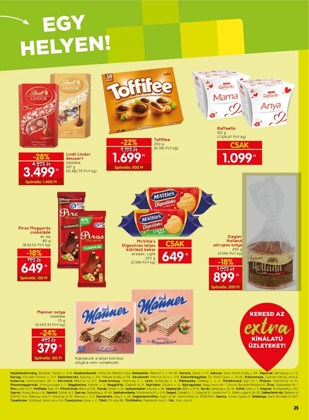 Spar akciós újság Extra 04.25–04.30 – 6. oldal