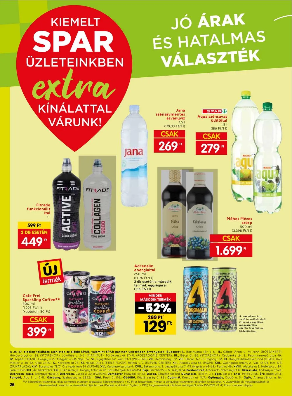 Spar akciós újság Extra 04.25–04.30 – 7. oldal