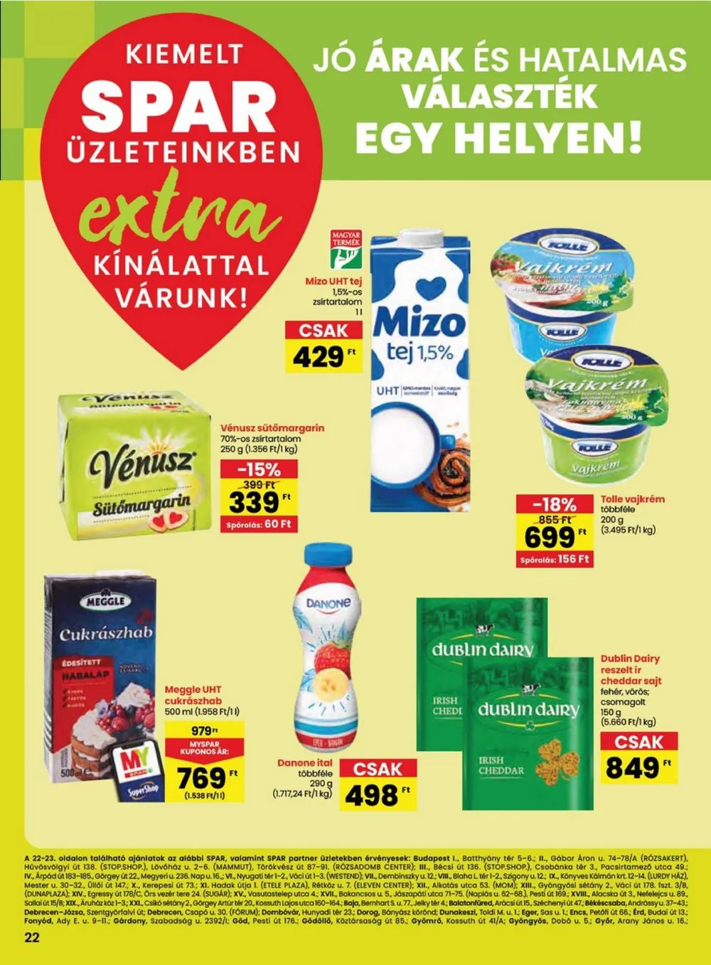 Spar akciós újság Extra 05.23–05.29 – 3. oldal